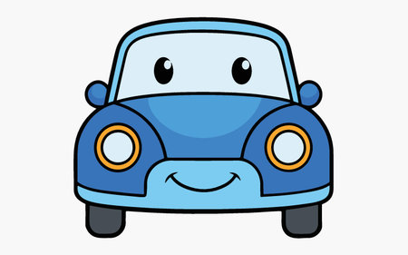 Car cartoon design, vector illustration eps 10.  Flat design.のイラスト素材