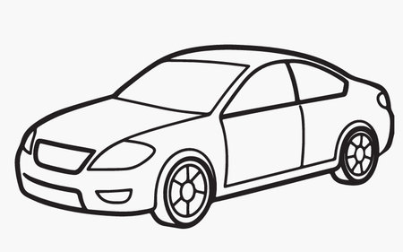 Car design over white background, vector illustration. Vector illustration. Eps 10.のイラスト素材