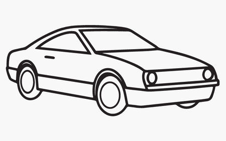 Car design over white background, vector illustration. Eps 10 file.のイラスト素材