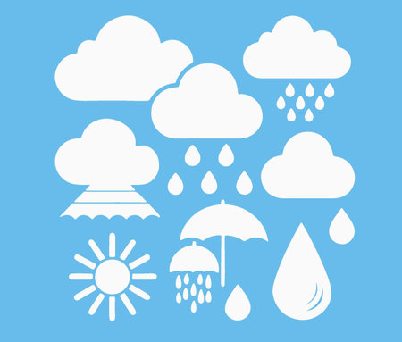 Weather concept with icon design, vector illustration 10 eps graphic.のイラスト素材