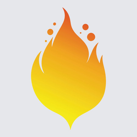 fire icon design, vector illustration eps10 graphic. fire symbolのイラスト素材