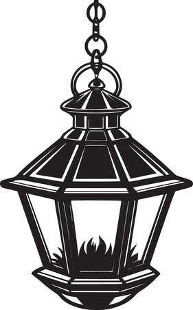 Lantern.Vector illustration ready for vinyl cutting.\""のイラスト素材