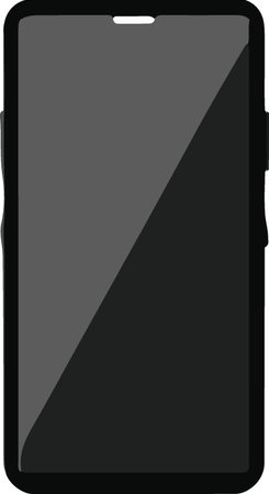 Smartphone isolated on a white background. Vector illustration. Eps 10のイラスト素材