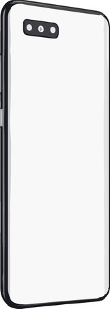 Smartphone with blank screen isolated on white background. Vector illustration.のイラスト素材