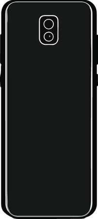 Smartphone. Vector illustration. Isolated on a white background.のイラスト素材