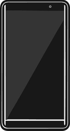 Smartphone isolated on white background. Vector illustration. Eps 10.のイラスト素材