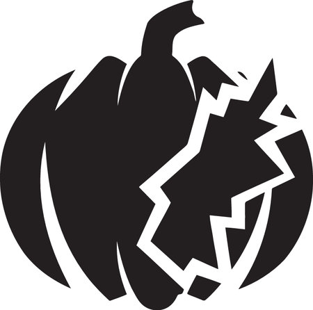 Halloween pumpkin icon isolated on white background.  Vector illustration.のイラスト素材