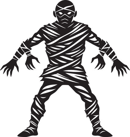 Kung fu master.Vector illustration ready for vinyl cutting on white background.のイラスト素材