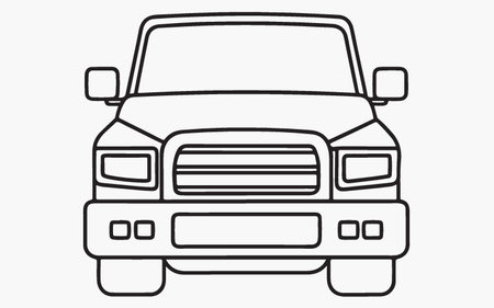 Cars icon. Vector illustration. Black and white vector illustration.のイラスト素材