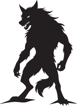 Monster.Mascot Templates.Vector illustration ready for vinyl cutting.のイラスト素材