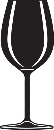 Wine glass icon isolated on white background. Vector Illustration.のイラスト素材