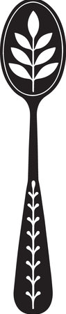 Spoon icon isolated on white background. Kitchen utensil.のイラスト素材