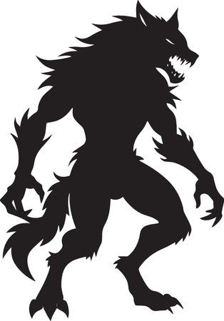 Horned Dragon.Vector illustration ready for vinyl cutting on white background.のイラスト素材