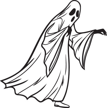 Halloween - dracula.Vector illustration ready for vinyl cutting.のイラスト素材