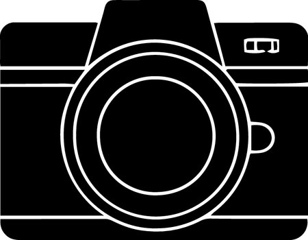 Camera icon isolated on white background. Vector illustration. Eps 10.のイラスト素材