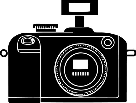 Camera Icon Isolated on White Background. Vector Illustration EPS10のイラスト素材