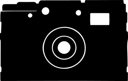 Camera icon isolated on white background. Vector illustration. Eps 10.のイラスト素材