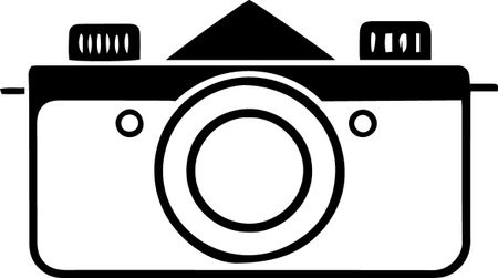 Camera icon isolated on white background. Vector Illustration. Eps 10のイラスト素材