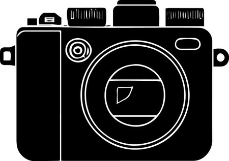 Camera Icon Isolated on White Background. Vector Illustration EPS10のイラスト素材