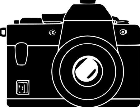 Camera Icon Isolated on White Background. Vector Illustration EPS10のイラスト素材