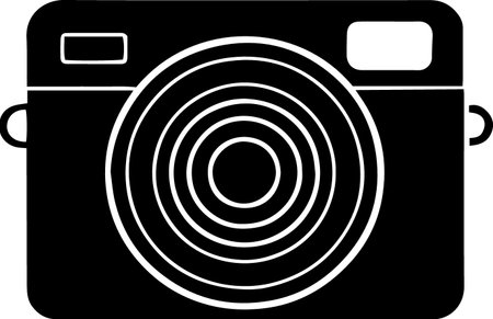 Camera icon isolated on white background. Vector illustration. Eps 10.のイラスト素材