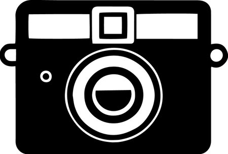 Camera icon isolated on white background. Vector Illustration. Eps 10のイラスト素材
