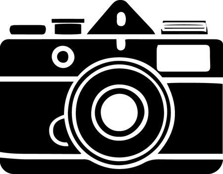 Camera icon isolated on white background. Vector Illustration. EPS 10のイラスト素材
