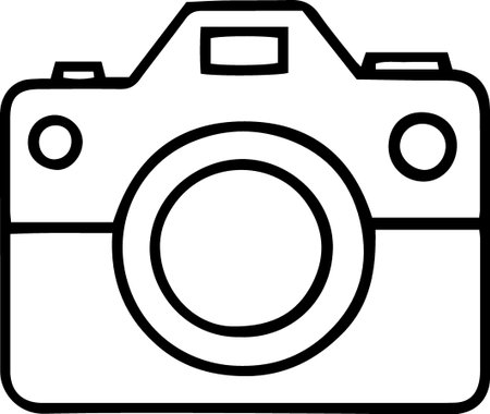 Camera icon isolated on white background. Vector Illustration. Eps 10のイラスト素材