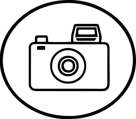Vector Camera Icon Sign Icon Vector Illustration For Personal And Commercial Use... Clean Look Trendy Icon...のイラスト素材