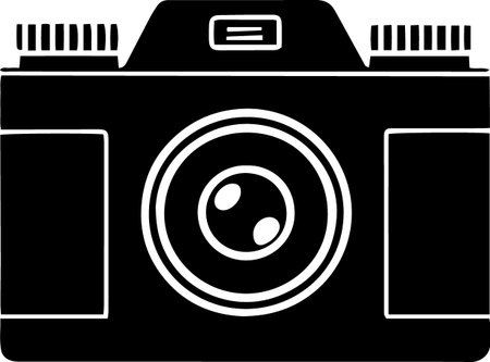 Camera Icon Isolated on White Background. Vector Illustration EPS10のイラスト素材