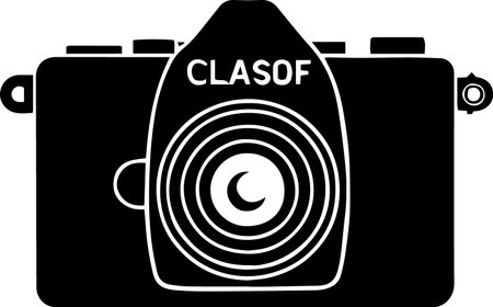 Camera icon isolated on white background. Vector illustration. Eps 10.のイラスト素材