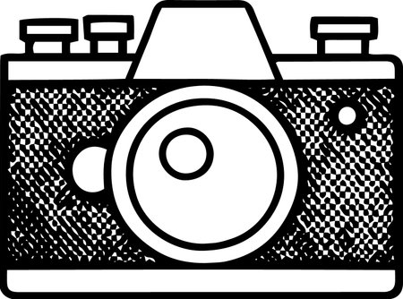 Camera Icon. Vector Illustration Isolated on White Background. EPS10のイラスト素材