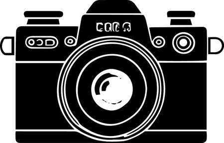 Camera Icon Isolated on White Background. Vector Illustration EPS10のイラスト素材