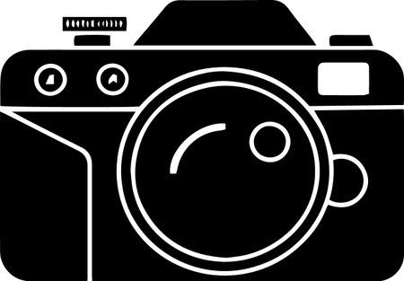Camera icon isolated on white background. Vector Illustration. Eps 10のイラスト素材