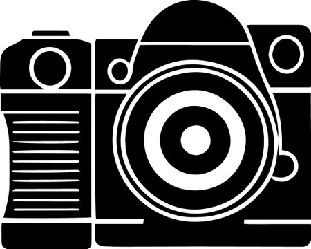 Camera icon isolated on white background. Vector Illustration. EPS 10のイラスト素材