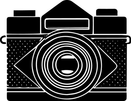 Camera Icon Isolated on White Background. Vector Illustration EPS10のイラスト素材