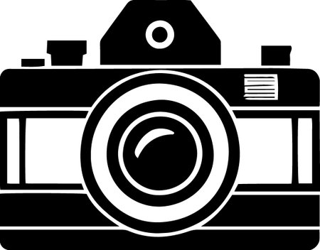 Camera icon isolated on white background. Vector Illustration. EPS 10のイラスト素材