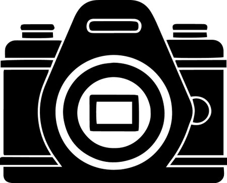 Camera icon isolated on white background. Vector illustration. Eps 10.のイラスト素材