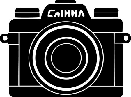Camera Icon Isolated on White Background. Vector Illustration EPS10のイラスト素材