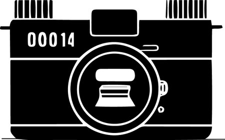 Camera Icon Isolated on white background. Vector Illustration EPS10のイラスト素材