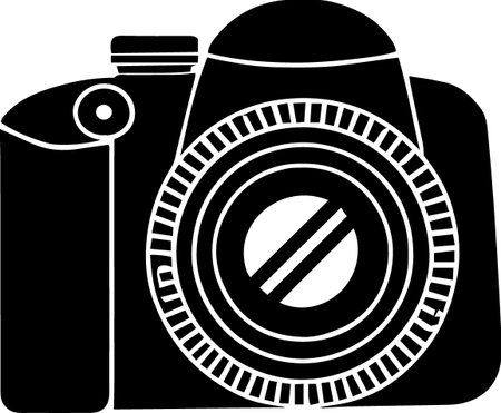 Camera Icon Isolated on White Background. Vector Illustration EPS10のイラスト素材