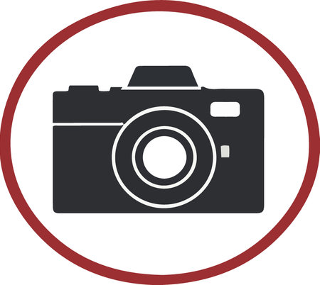 Camera vector icon. Photography sign. Flat design style eps 10のイラスト素材