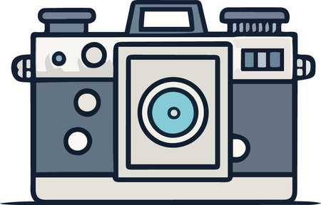 Show off your favorite camera with this design on t-shirts, hoodies, hats and more.のイラスト素材
