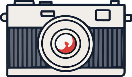 Show off your favorite camera with this design on t-shirts, hoodies, hats and more for your favorite photographer.のイラスト素材