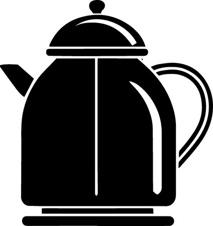 Teapot icon isolated on white background. Vector Illustration.のイラスト素材