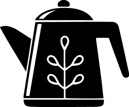 Black line Watering can icon isolated on white background. Irrigation symbol. Vector Illustrationのイラスト素材