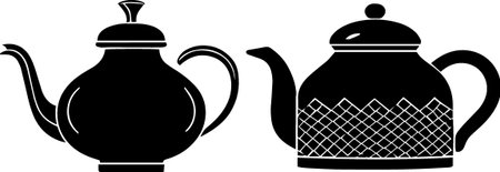 teapot icon isolated on white background, teapot vector iconのイラスト素材