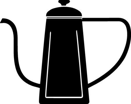 Teapot icon isolated on white background. Vector Illustration.のイラスト素材