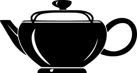 Teapot icon isolated on white background. Vector Illustration.のイラスト素材