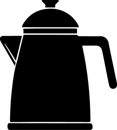 Teapot icon isolated on white background. Vector Illustration.のイラスト素材